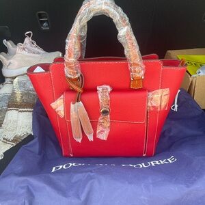 Dooney & Bourke Red shopper tote